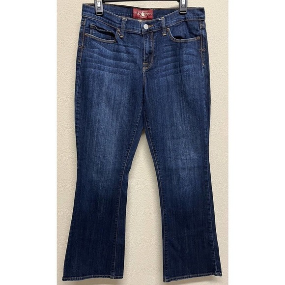 Lucky Brand Denim - Lucky Brand Blue Jeans Size 14 / 32 Sofia Bootcut Dark Wash
